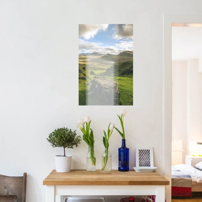 WandPoster Berge & Gebirge Quiraing Pass Schottland, 50x70cm