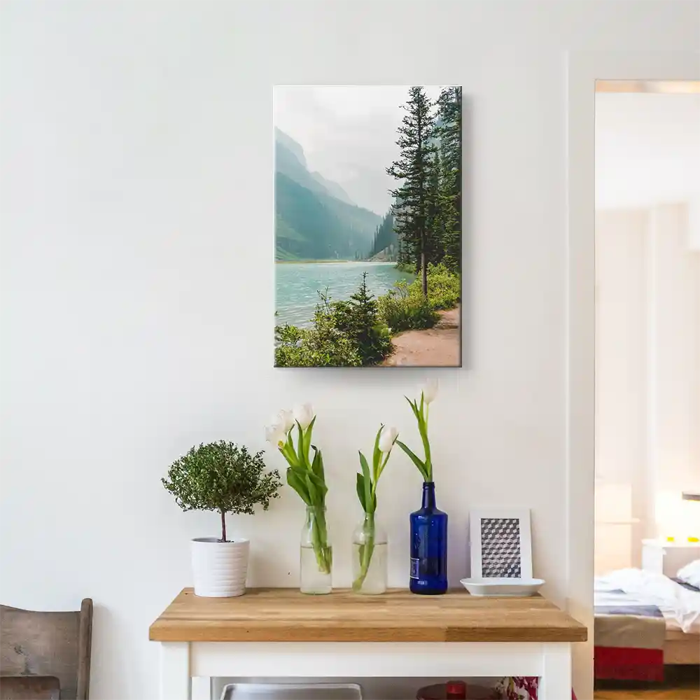 Keilrahmenbild Hochformat, Flüsse & Seen, Banff National Park Kanada 60x90cm groß