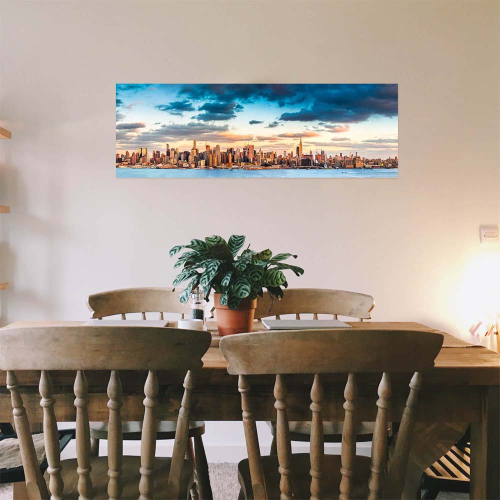 Poster Panorama von New York Skyline, 100x75cm groß