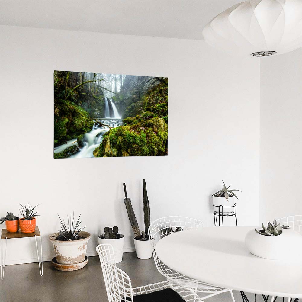 Poster Wasserfall im Schwarzwald Wald & Bäume, 100x75cm groß