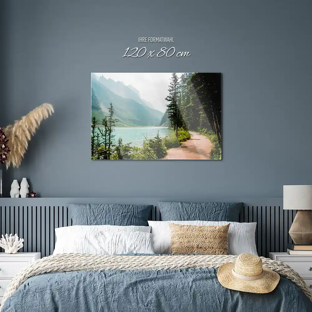 Flüsse & Seen Banff National Park Kanada als Acrylglasverbund Bild 120x80cm