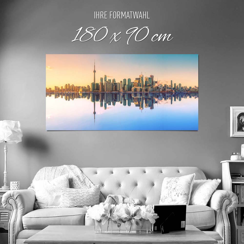 Großformat Poster Skyline Toronto, Kanada, 180x90cm