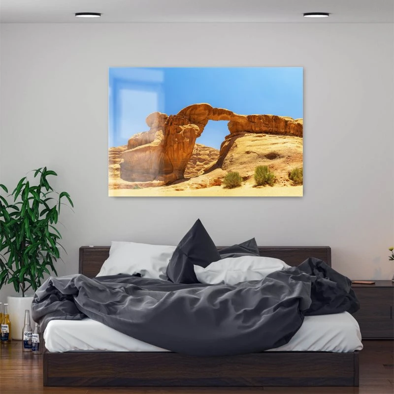 Berge & Gebirge Wadi Rum Wüste als XXL Acrylglasbild 150x100cm