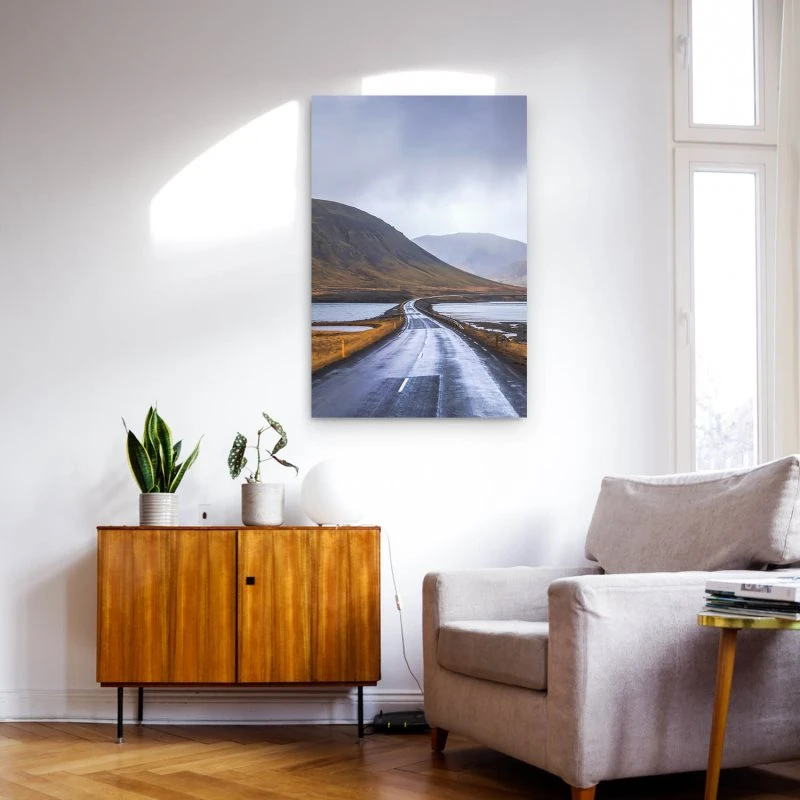 Poster 40x60cm im Hochformat, Halbinsel Snæfellsnes Island Berge & Gebirge