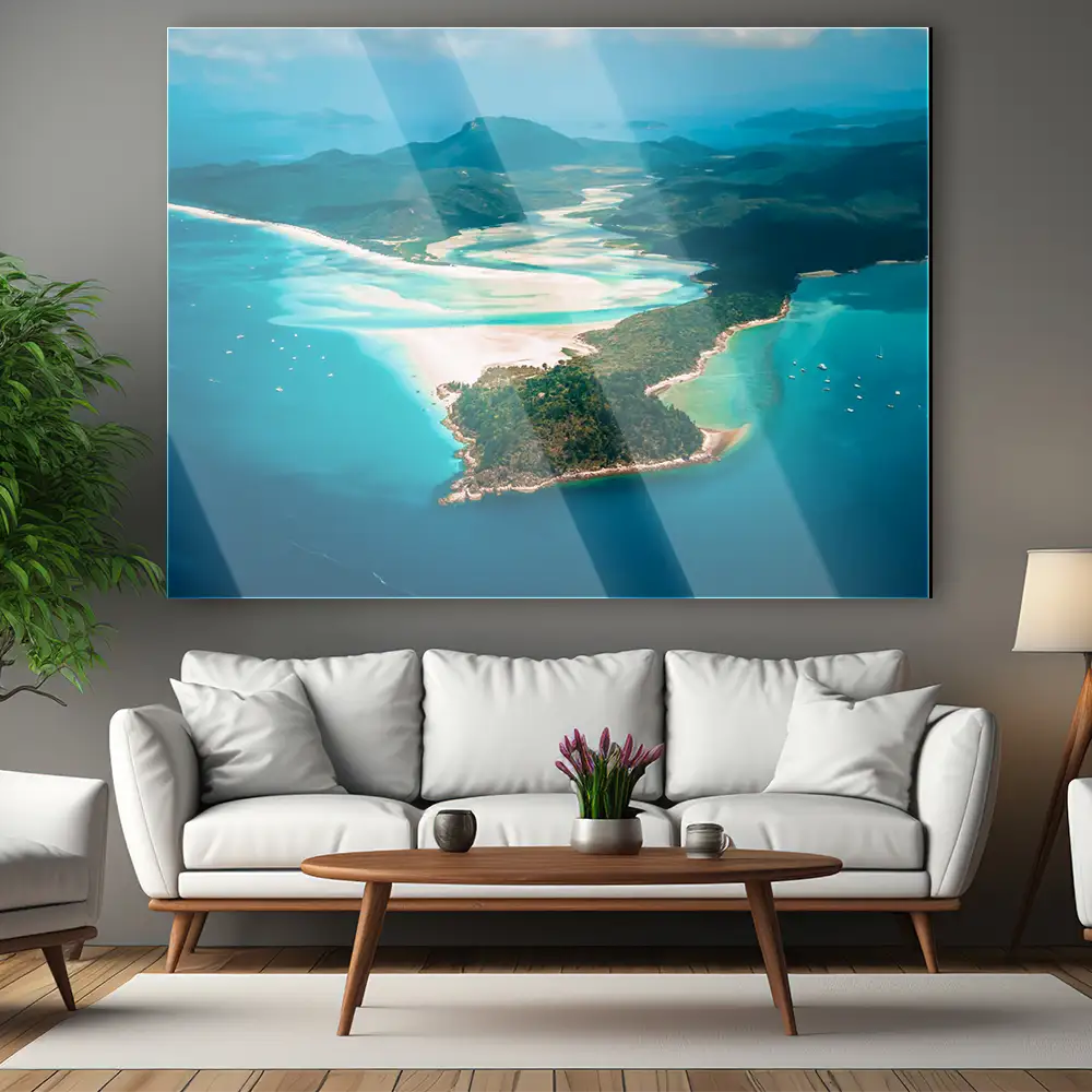 200x150cm großes Acrylglasbild, Strand & Meer Panorama Australien