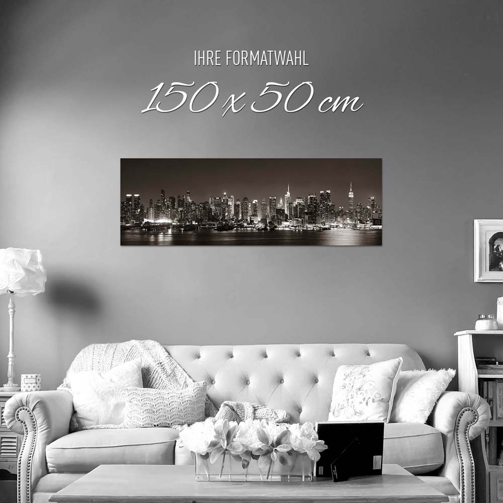 Panorama Poster 150x50cm, Skyline New York City