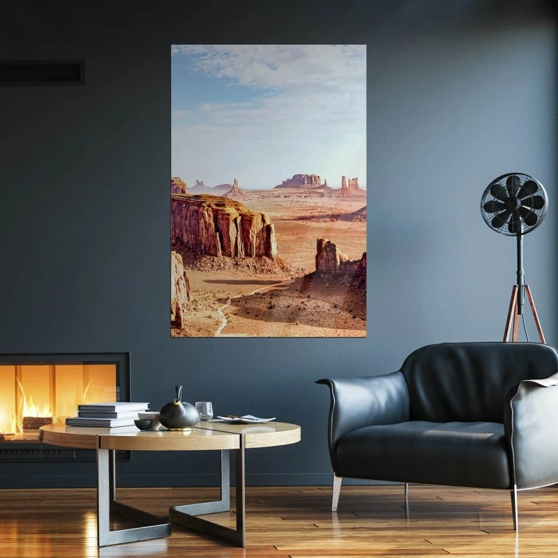 Poster 50x70cm Monument Valley USA Berge & Gebirge