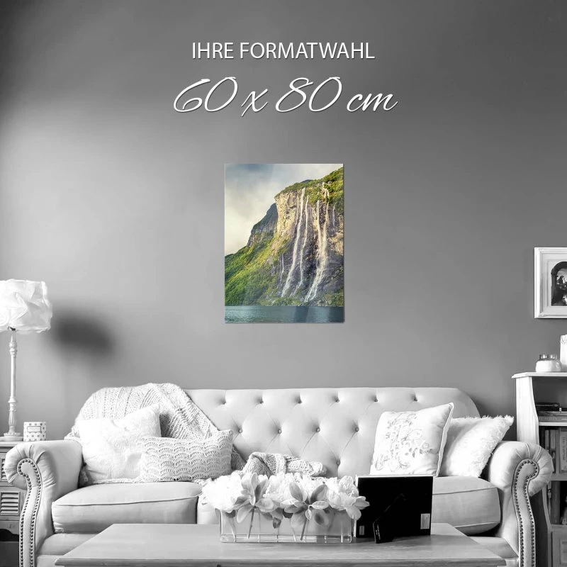 WandPoster Wasserfall Seven Sisters, 60x80cm