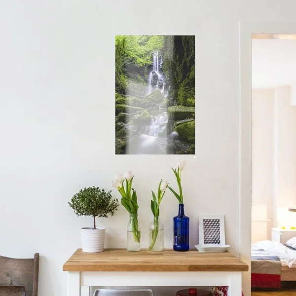 Poster 40x60cm im Hochformat, Dagpinar Türkei Wasserfall