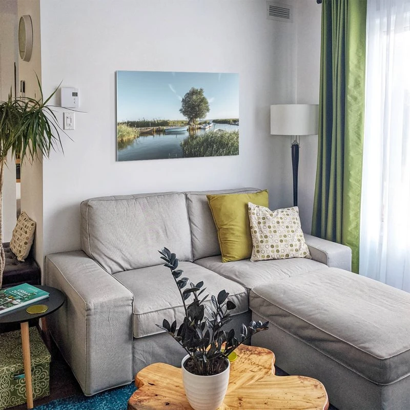 Strand & Meer Zempin Insel Usedom als Acrylglasverbund Bild 150x50cm
