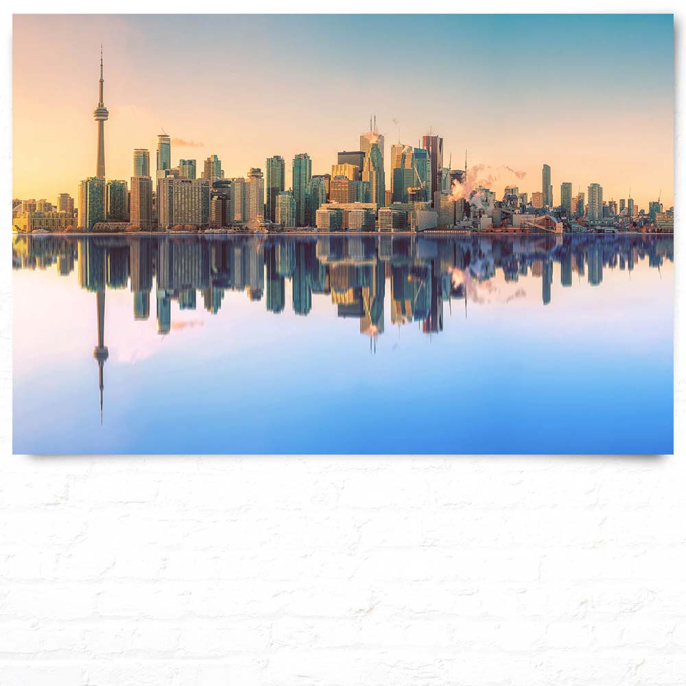Poster 90x60cm groß, Skyline Toronto, Kanada