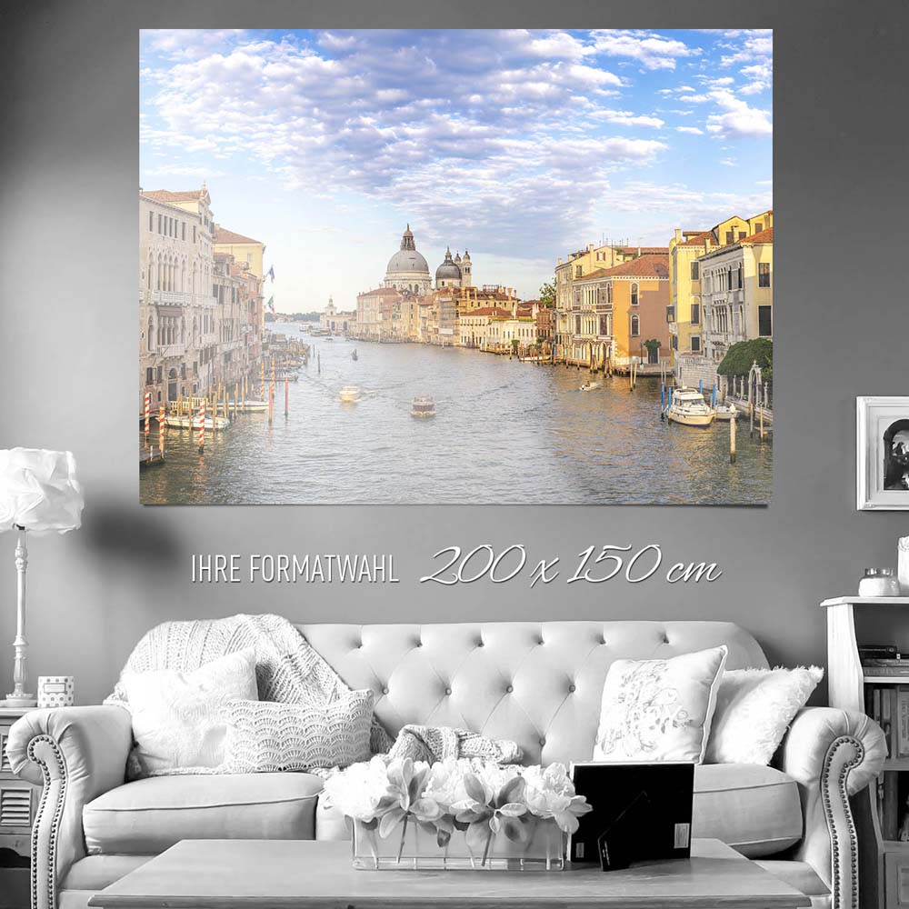 XXL WandPoster Skyline Canal Grande in Venedig, 200x150cm