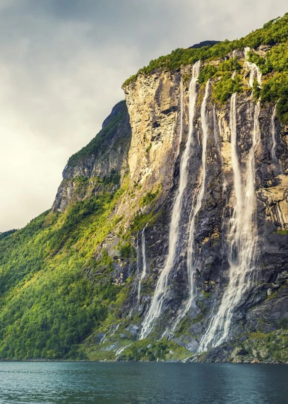 WandPoster Wasserfall Seven Sisters, 50x70cm