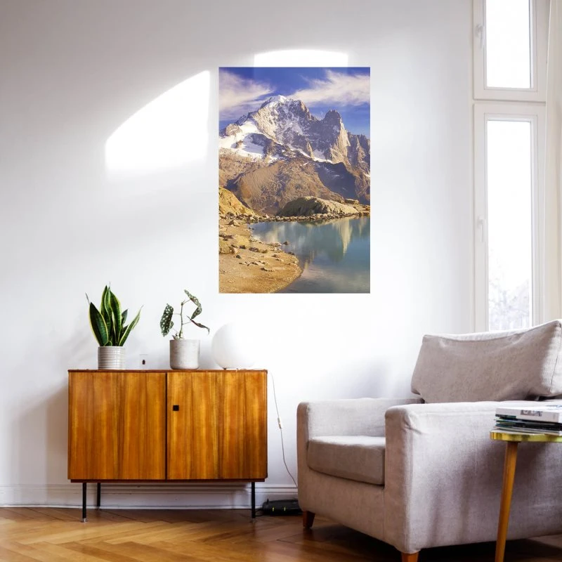 WandPoster Berge & Gebirge Crystal Lakes Franz. Alpen, 60x80cm