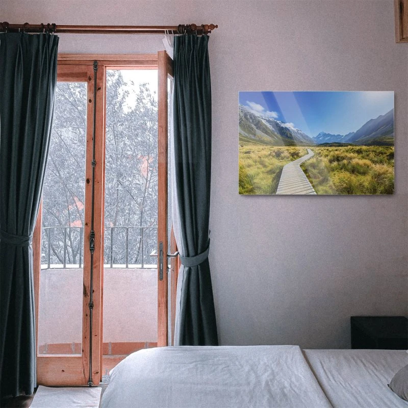 Berge & Gebirge Mount Cook National Park Neuseeland als Acrylglasverbund Bild 100x70cm