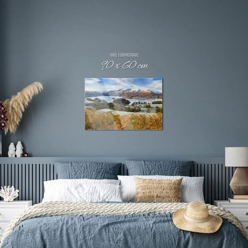 Berge & Gebirge Derwent Water England als Acrylglasverbund Bild 90x60cm