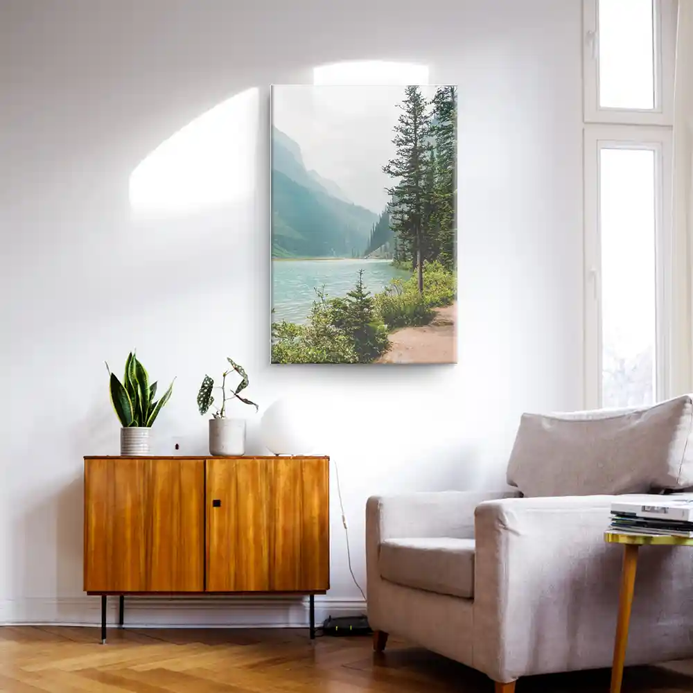 Keilrahmenbild Hochformat, Flüsse & Seen, Banff National Park Kanada 60x90cm groß