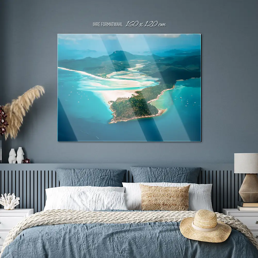 Strand & Meer Panorama Australien als Acrylglasverbund Bild 160x120cm
