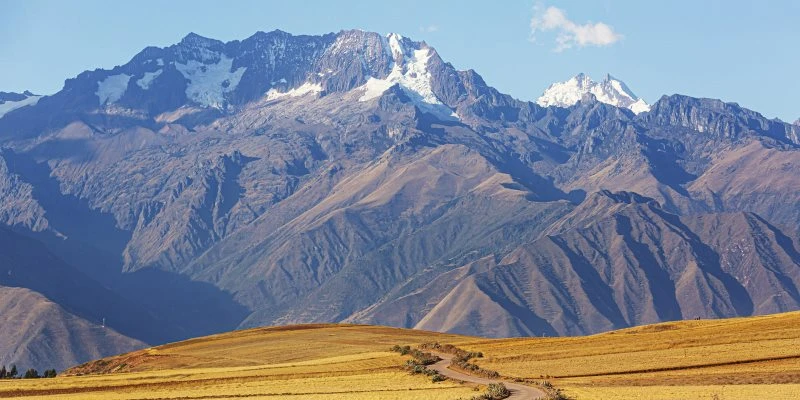 Berge & Gebirge Peruvian pampa, Peru als Alu-Dibond Bild 120x60cm