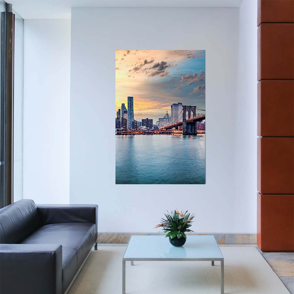 Skyline New York City Poster XXL 100x150cm im Hochformat