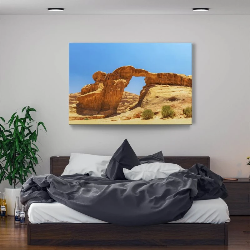 Keilrahmenbild 150x100cm, Berge & Gebirge Wadi Rum Wüste