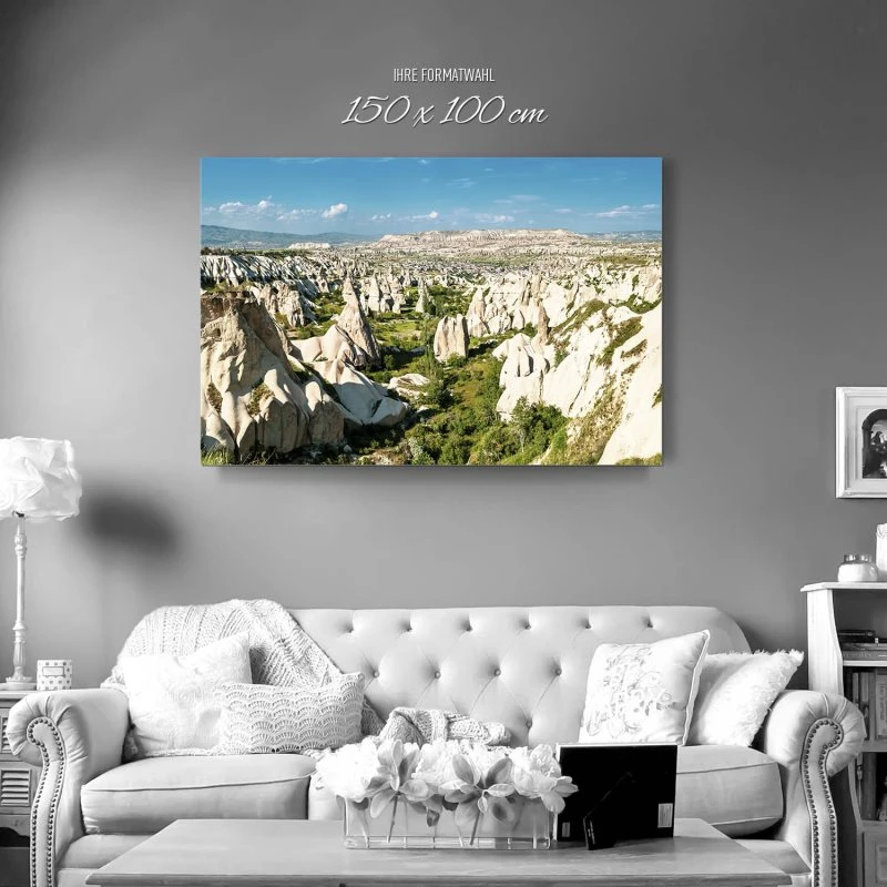 Berge & Gebirge Kappadokien Türkei als XXL Alu-Dibond Bild 150x100cm