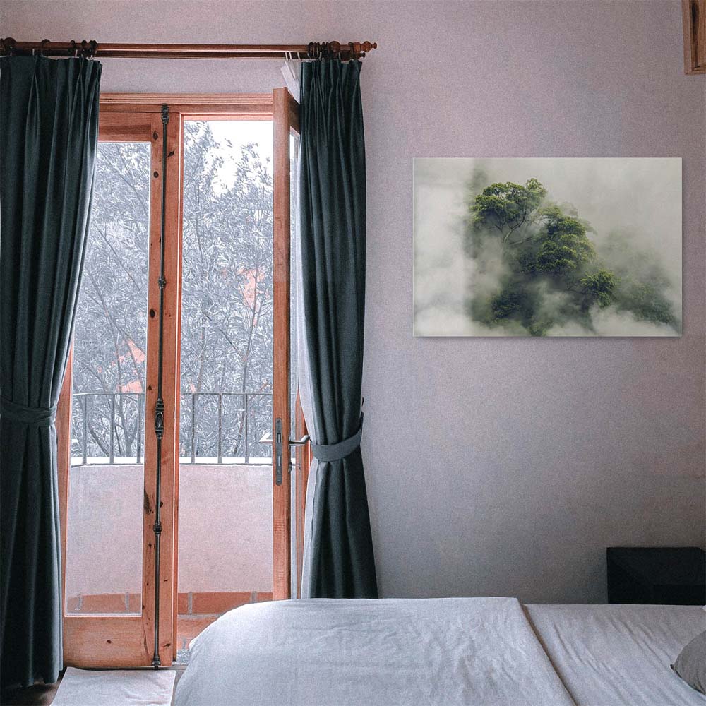 Panorama Acrylglasbild 180x90cm Regenwald Baumkrone