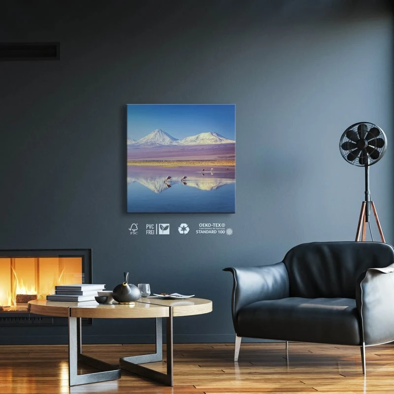 Berge & Gebirge Anden Atacama als Leinwand Bild 80x80cm
