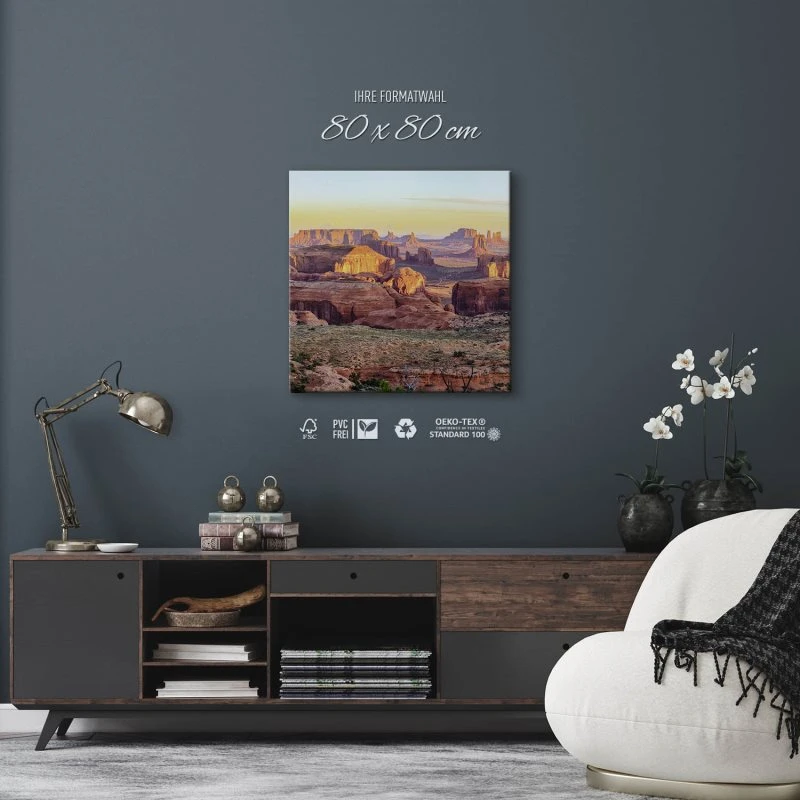 Berge & Gebirge Grand Canyon USA II als Leinwand Bild 80x80cm
