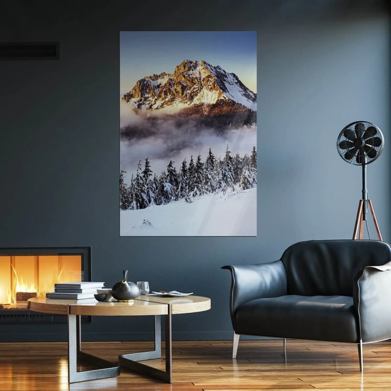 Poster Winter Mala Fatra slowakei Berge & Gebirge, 70x100cm groß
