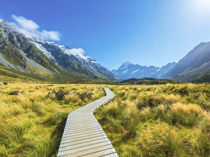 XXL Poster 200x150cm Berge & Gebirge Mount Cook National Park Neuseeland