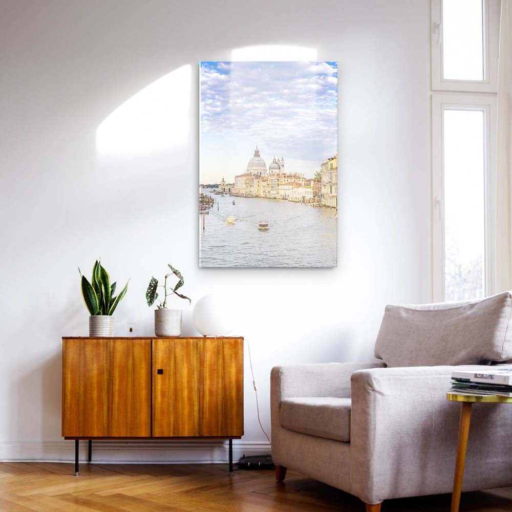XXL Acrylglasbild 180x120cm groß, Skyline Canal Grande in Venedig