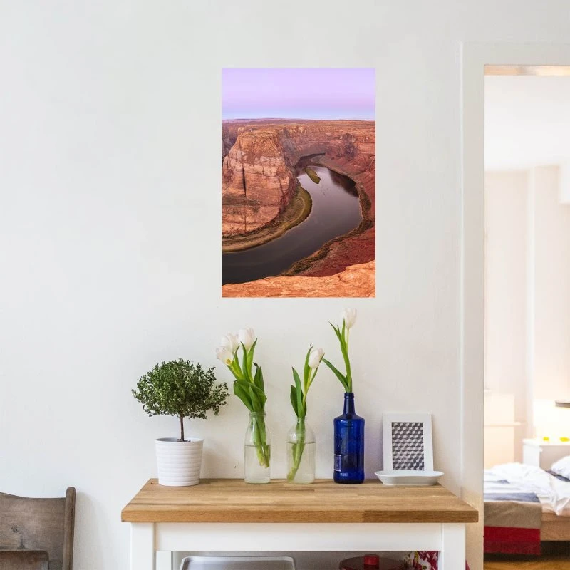 Poster 50x70cm Horseshoe Bend Arizona USA Flüsse & Seen