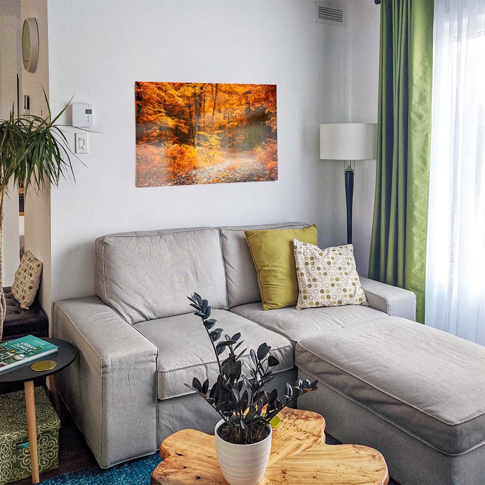 Großformat WandPoster Wald & Bäume Herbst Wanderung II, 180x90cm