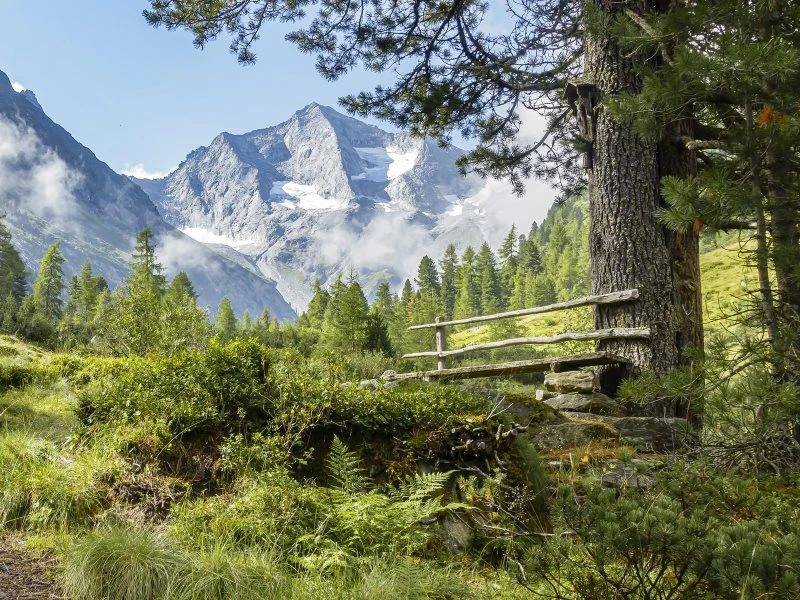 Berge & Gebirge Zillertal Tirol als Acrylglasverbund Bild 160x120cm