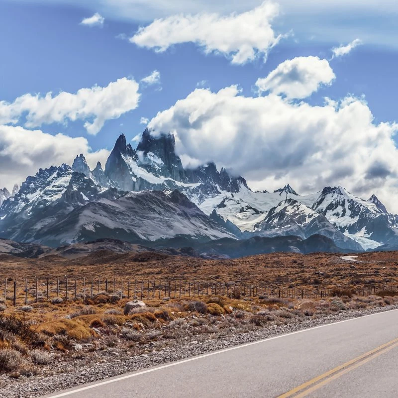 Berge & Gebirge Fitz Roy als Alu-Dibond Bild 50x50cm