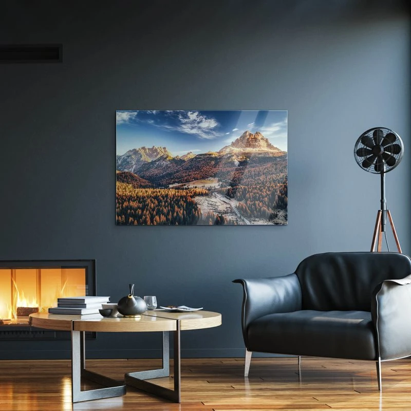 Berge & Gebirge Nationalpark Drei Zinnen Italien als Acrylglasverbund Bild 100x70cm
