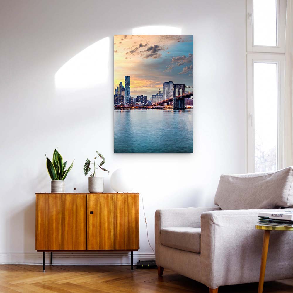 Skyline New York City als Poster 160x120cm