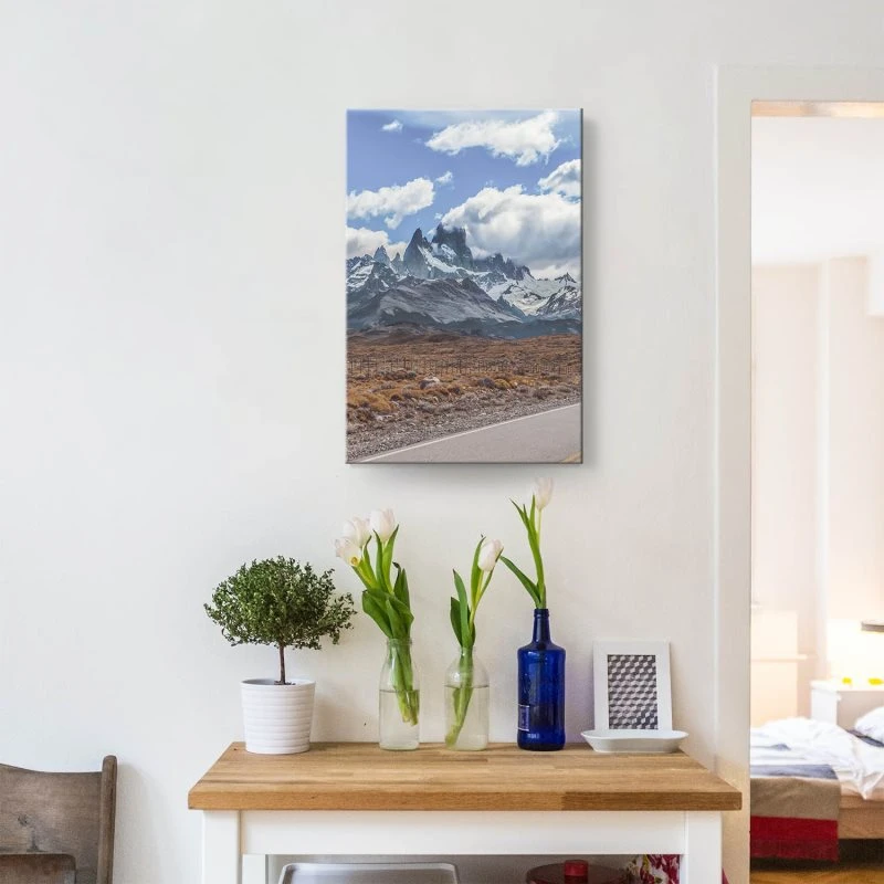 Keilrahmen Bild XXL Hochformat Berge & Gebirge Fitz Roy 80x120cm groß