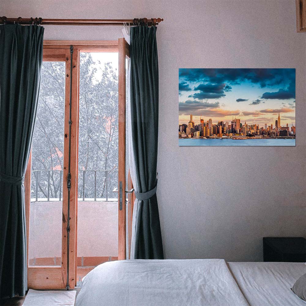 Poster Panorama von New York Skyline, 100x75cm groß