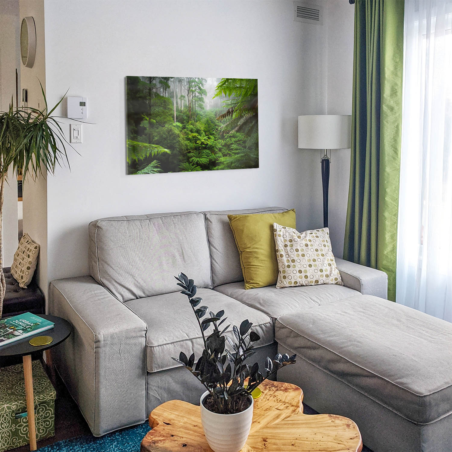 Panorama Acrylglasbild 180x90cm Regenwald Dschungeltraum