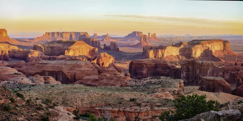 Berge & Gebirge Grand Canyon USA II im schwarzen Bilderrahmen, 120x60cm