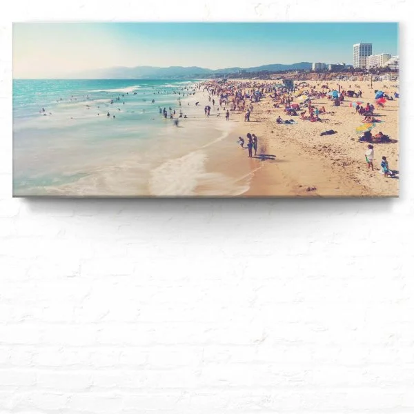 Leinwand Bild 110x50cm Strand & Meer, Santa Monica Beach Los Angeles