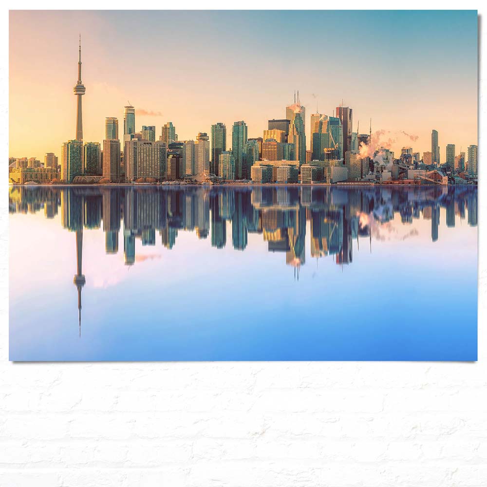 Poster Toronto, Kanada Skyline, 100x75cm groß