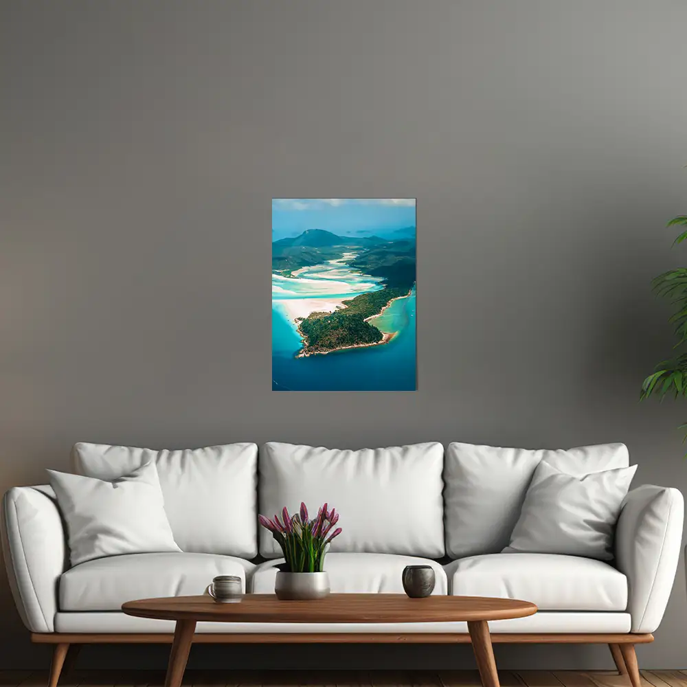 Poster 60x80cm groß, Strand & Meer Panorama Australien