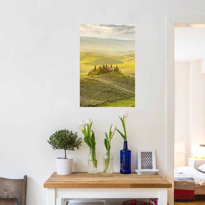 Poster Toskana, Italien Landschaft, 70x100cm groß