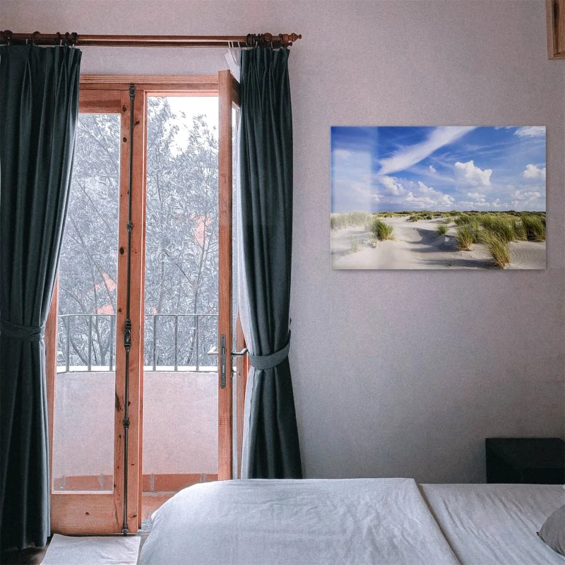 Strand & Meer Dünen Langenoog Nordsee als Acrylglas Bild 120x60cm