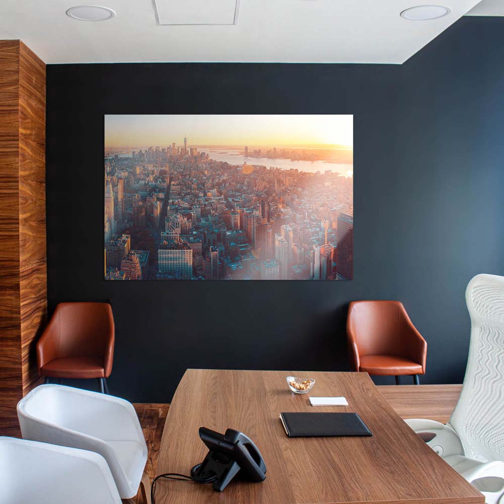 WandPoster Skyline Manhatten von oben, 50x50cm