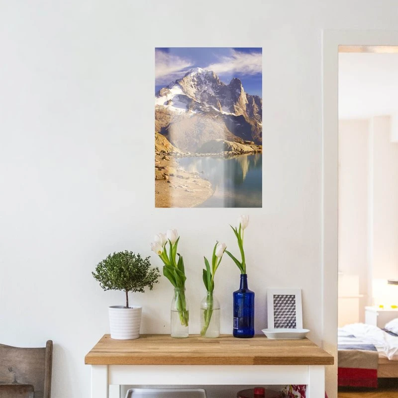 WandPoster Berge & Gebirge Crystal Lakes Franz. Alpen, 60x80cm