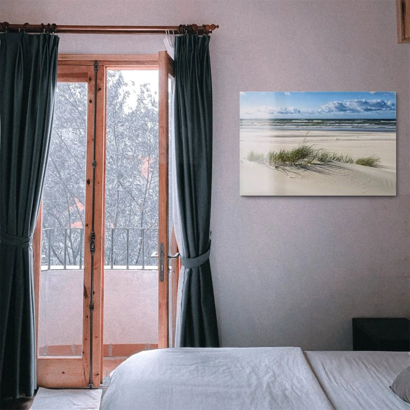 Strand & Meer Dünengras Ostsee als Acrylglasverbund Bild 120x60cm
